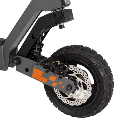 Kukirin G2 Foldable Electric Scooter 2025 Upgrade 800W Motor 48V 15Ah Battery 10-inch Tire 45km/h Max Speed 55km Range Touchscreen Display Disc Brake 7 Light System - Black