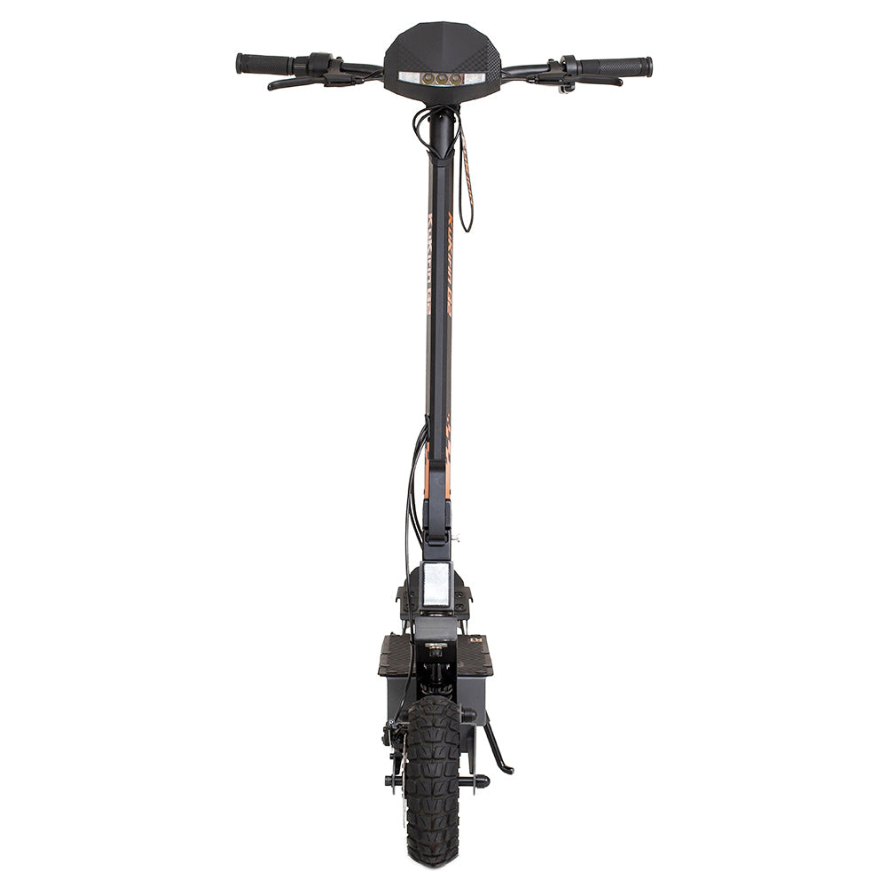 Kukirin G2 Foldable Electric Scooter 2025 Upgrade 800W Motor 48V 15Ah Battery 10-inch Tire 45km/h Max Speed 55km Range Touchscreen Display Disc Brake 7 Light System - Black