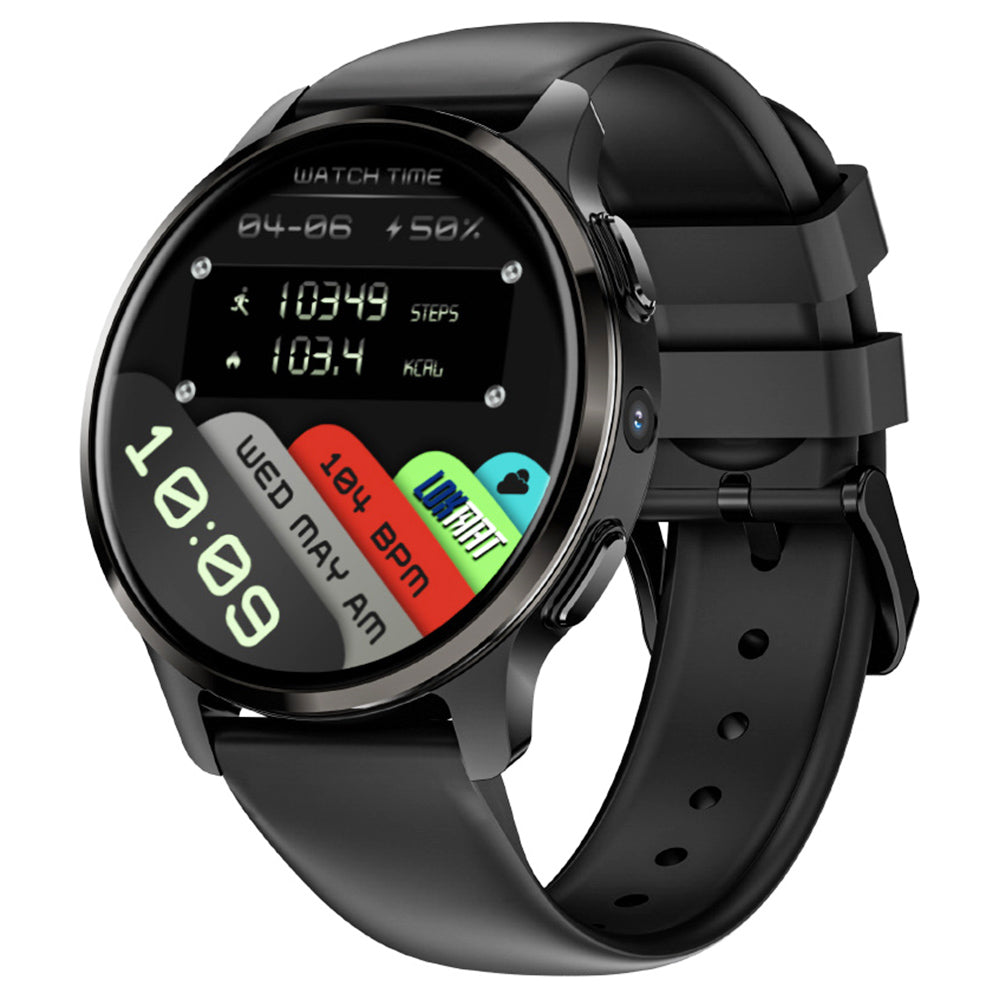 LOKMAT APPLLP 2 Smartwatch, 1.508-inch AMOLED Screen, Support 4G SIM Card, Android 8.1, NFC Access, 24/7 Health Monitoring, Multiple Sports Modes