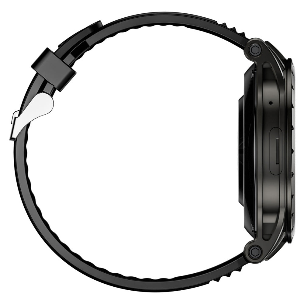 LOKMAT APPLLP 4 Smartwatch, 1.508-inch AMOLED Screen, Support 4G/5G SIM Card, Heart Rate Blood Oxygen Monitoring, NFC Function, GPS Positioning