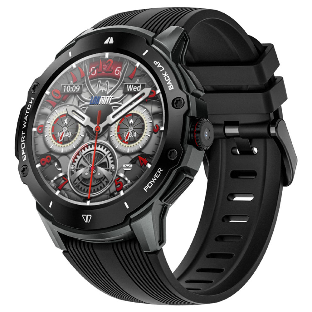 LOKMAT APPLLP 4G Smartwatch, AMOLED HD Screen, NFC Access, Heart Rate Health Monitoring, Bluetooth 4.2, Multiple Sports Modes, GPS/Beidou/Granas/AGPS/LBS Positioning