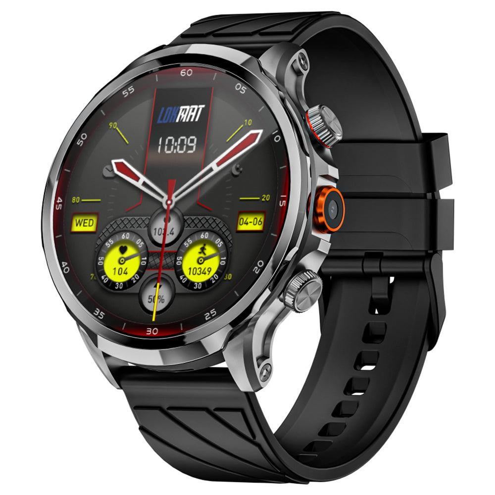 LOKMAT APPLLP 8 Pro Smartwatch, Android 8.1, 1.85'' HD TFT Screen, 4G Calling, NFC Access, Heart Rate Blood Oxygen Monitoring