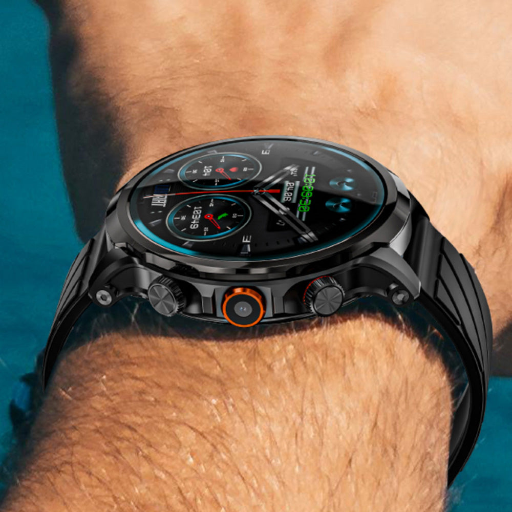 LOKMAT APPLLP 8 Pro Smartwatch, Android 8.1, 1.85'' HD TFT Screen, 4G Calling, NFC Access, Heart Rate Blood Oxygen Monitoring