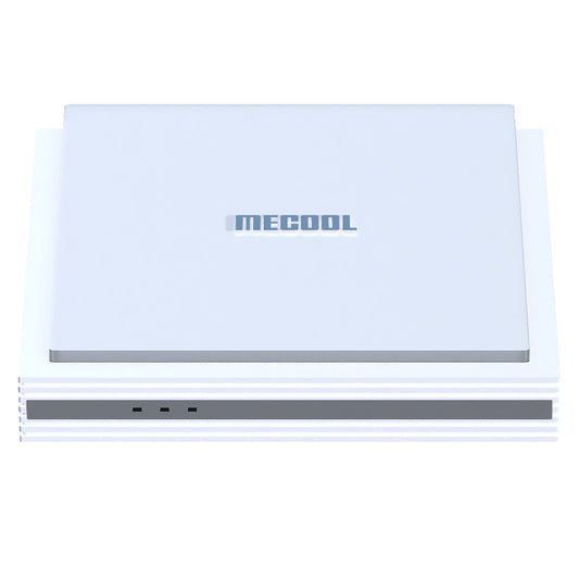 MECOOL KM2 PLUS Deluxe TV Box, Android 11, 4K HDR Output, Amlogic S905X4-J Quad Core, 4GB RAM 32GB ROM, WiFi 6 Bluetooth 5.0, Dolby Vision &amp; Dolby Atmos,  2*USB 2.0 1*HDMI 1*AV 1*LAN 1*TF Card Slot 1*SPDIF Optical 1*Earphone Port - EU Plug