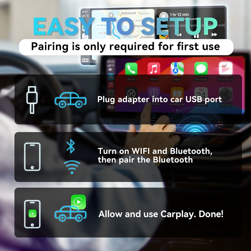 MINIX CP86 Wired CarPlay to Wireless Adapter