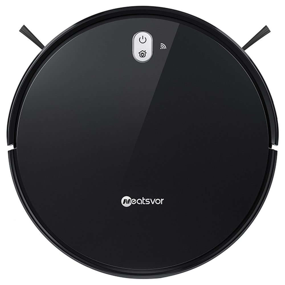 Neatsvor X520 Robot Vacuum Cleaner and Mop, 6000Pa Suction, 5200mAh Battery, Wi-Fi/APP Control, 3-in-1 Cleaning, Intelligent Navigation 3.0, HEPA Filtration, and Voice Control for Carpets and Hard Floors, Black