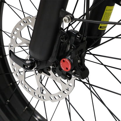 ONESPORT W66 Electric Bike, 500W Motor, 48V 13.5Ah Battery, 20*4.0 inch Tire, 25km/h Max Speed, 100km Range, Front &amp; Rear Hydraulic Disc Brakes, Shock Absorbing Front Fork, 7-speed Transmission