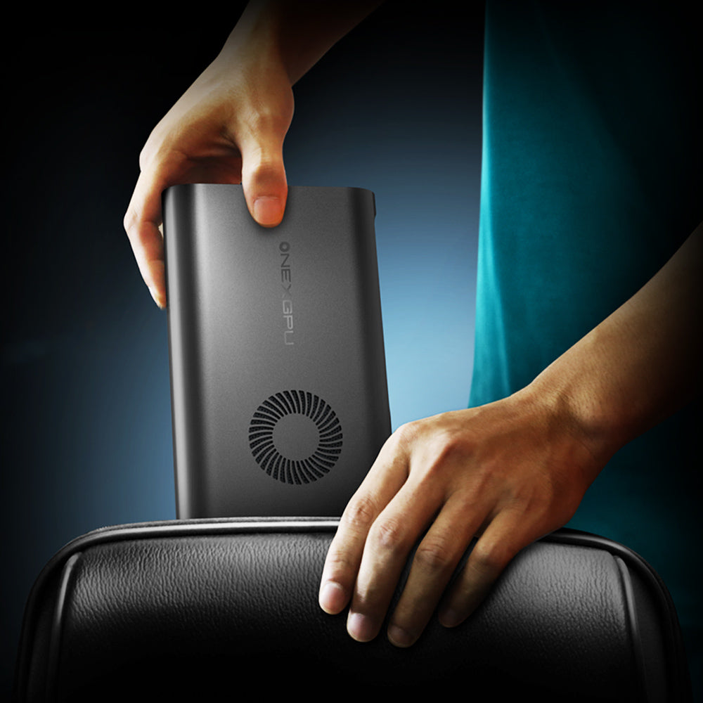 (Free Gift OCulink Cable Bag Cleaning Tool) One Netbook ONEXGPU e-GPU Dock with AMD Radeon RX 7600M XT GPU, 8GB Storage, 1*Oculink 1*USB-C 4.0 2*HDMI 2*DP 2*USB-A 3.2 1*M.2 2280 1*RJ45, 100W Reverse Charging, RGB Light Effects-Manufacturer OneXPlayer