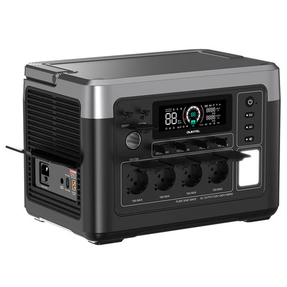 OUKITEL P1000 PLUS Portable Power Station, 1800W 1024Wh Solar Generator with LiFePO4 Battery, Fast Charging, Smart App Control for Outdoor, RV, Home Backup, and Emergency Power