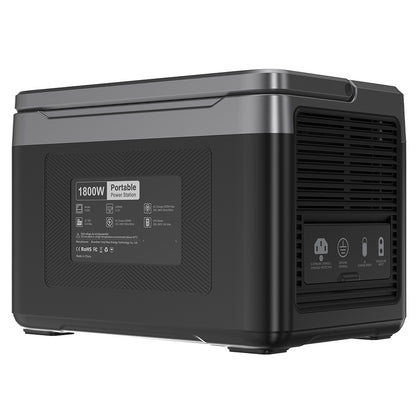 OUKITEL P1000 PLUS Portable Power Station, 1800W 1024Wh Solar Generator with LiFePO4 Battery, Fast Charging, Smart App Control for Outdoor, RV, Home Backup, and Emergency Power