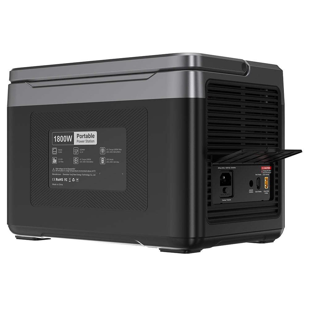 OUKITEL P1000 PLUS Portable Power Station, 1800W 1024Wh Solar Generator with LiFePO4 Battery, Fast Charging, Smart App Control for Outdoor, RV, Home Backup, and Emergency Power
