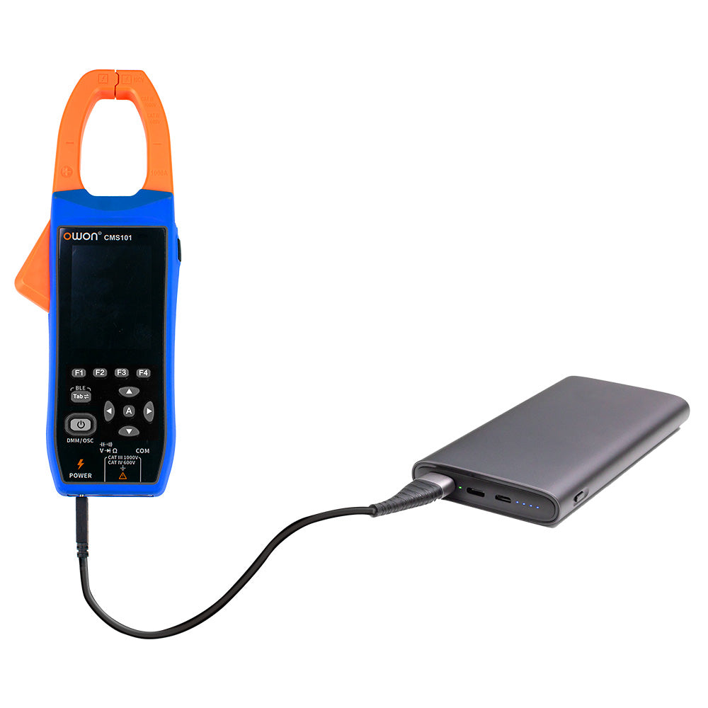 OWON CMS101 3-in-1 Digital Clamp Meter, 1000A AC/DC, Recorder and Oscilloscope Function, 20000 Counts