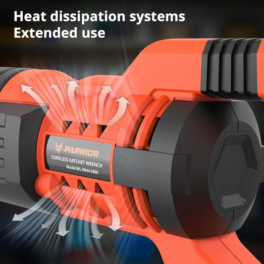 Parrior RS18 20V Cordless Reciprocating Saw, 0-2800rpm Variable Speed, LED Light, Low Noise, Smooth Running, Tool-Free Blade Change