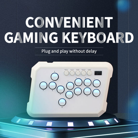 Powkiddy A50 Hitbox Controller Leverless Joystick Arcade Stick Controller, Game Keyboard Compatible with PC, Android, Switch, PS4, PS5, Steam, Arcade
