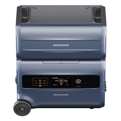 RUNHOOD F2400 Portable Power Station, 2400W 2400Wh LiFePO4 Battery, 4800W Peak Power, Outdoor Generator, Balcony Power Storage System