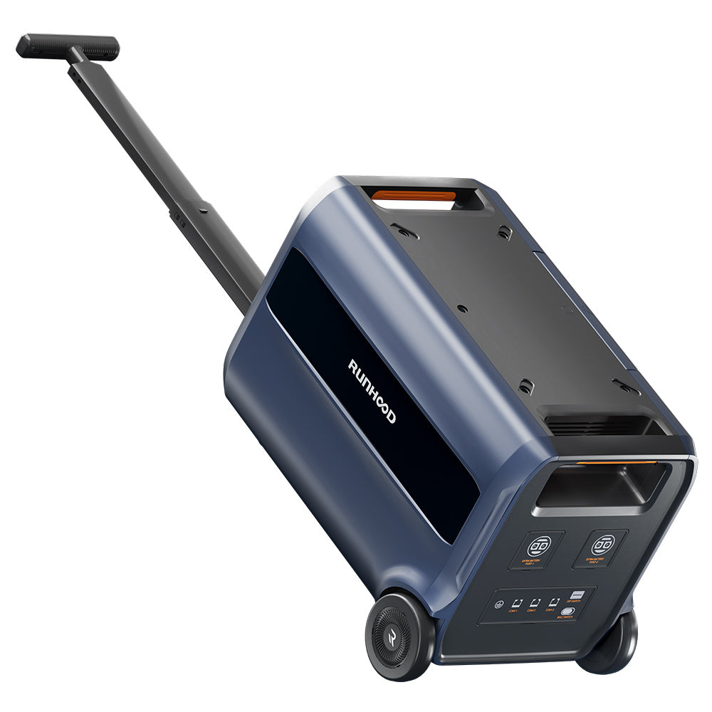 RUNHOOD F2400 Portable Power Station, 2400W 2400Wh LiFePO4 Battery, 4800W Peak Power, Outdoor Generator, Balcony Power Storage System