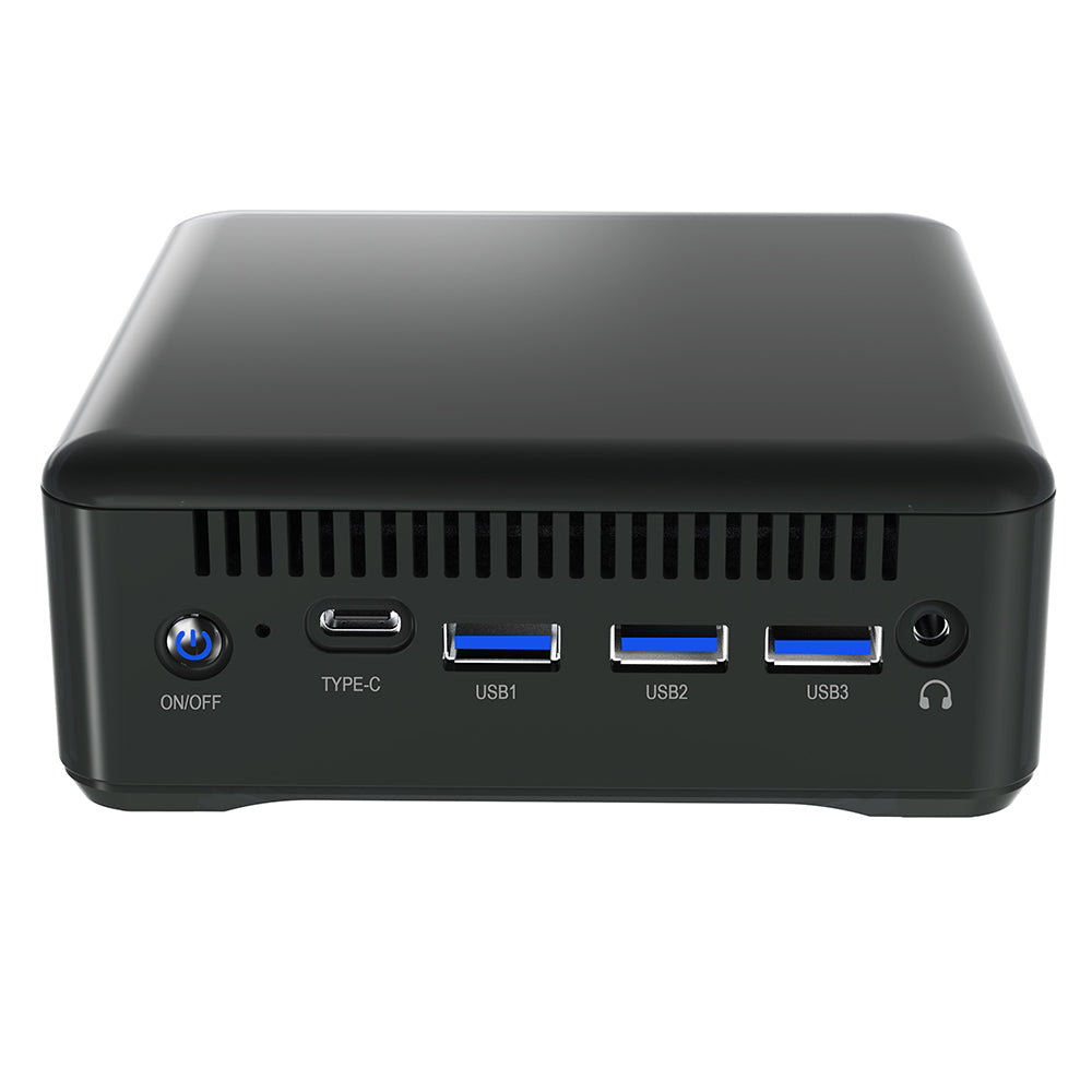 RUPA HSI-95 Mini PC, Intel N95 4 Cores Max 3.4GHz, 8GB RAM 256GB SSD, 3*HDMI 4K 60Hz Triple Screen Display, WiFi 6 Bluetooth 5.2, 3*USB 3.0, 1*Type-C, 1*RJ45, 1* 3.5mm Audio