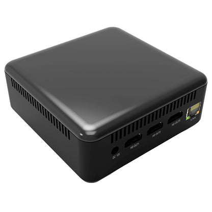 RUPA HSI-95 Mini PC, Intel N95 4 Cores Max 3.4GHz, 8GB RAM 256GB SSD, 3*HDMI 4K 60Hz Triple Screen Display, WiFi 6 Bluetooth 5.2, 3*USB 3.0, 1*Type-C, 1*RJ45, 1* 3.5mm Audio