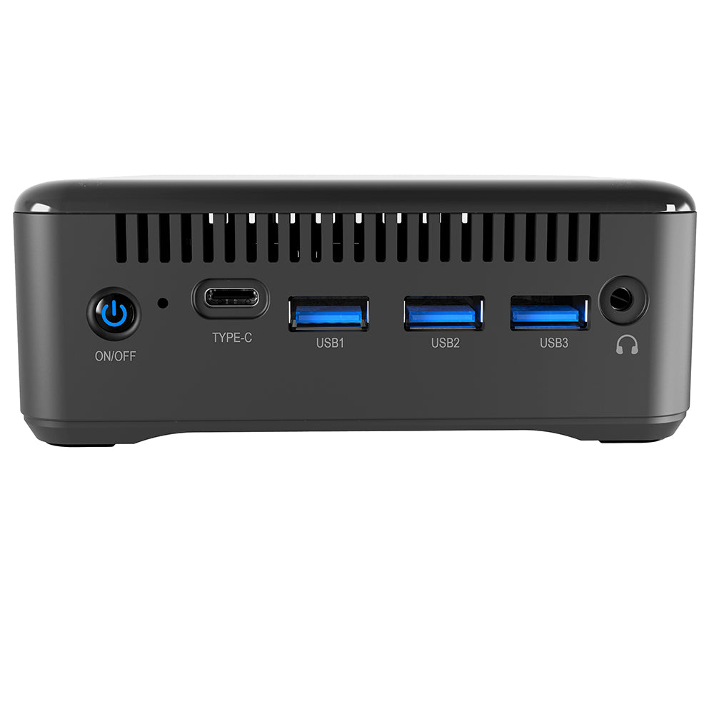 RUPA HSI-95 Mini PC, Intel N95 4 Cores Max 3.4GHz, 8GB RAM 256GB SSD, 3*HDMI 4K 60Hz Triple Screen Display, WiFi 6 Bluetooth 5.2, 3*USB 3.0, 1*Type-C, 1*RJ45, 1* 3.5mm Audio