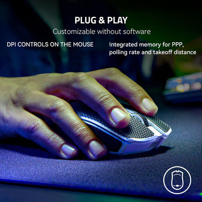 Razer Viper V2 Pro Wireless Gaming Mouse, 58g Ultra Lightweight, 30K DPI Optical Sensor, 90 Hours Battery Life - White