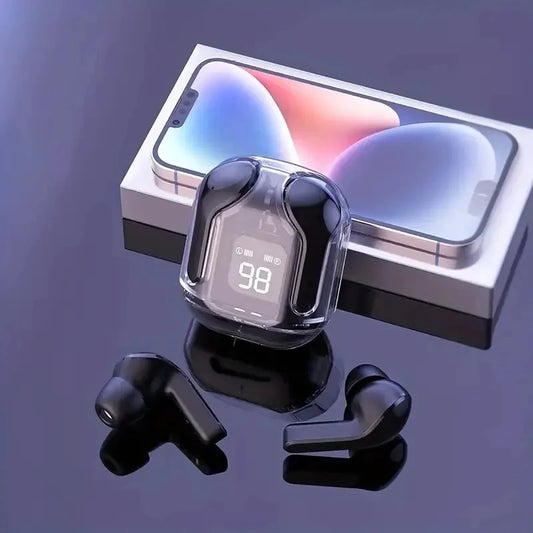 BT30 Bezdrôtové Bluetooth slúchadlá Slúchadlá HiFi Stereo slúchadlá s digitálnym displejom Náhlavná súprava s potlačením hluku a mikrofónom