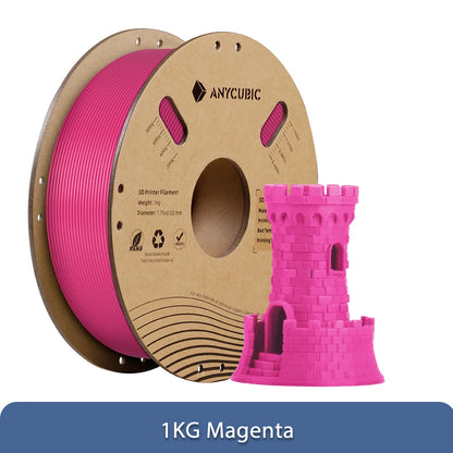 ANYCUBIC 3D tlačiareň Viacfarebné vlákno PLA 1,75 mm 1 kg/kotúč Plastová guma Spotrebný materiál pre FDM 3D tlačiareň Kobra 2 Pro