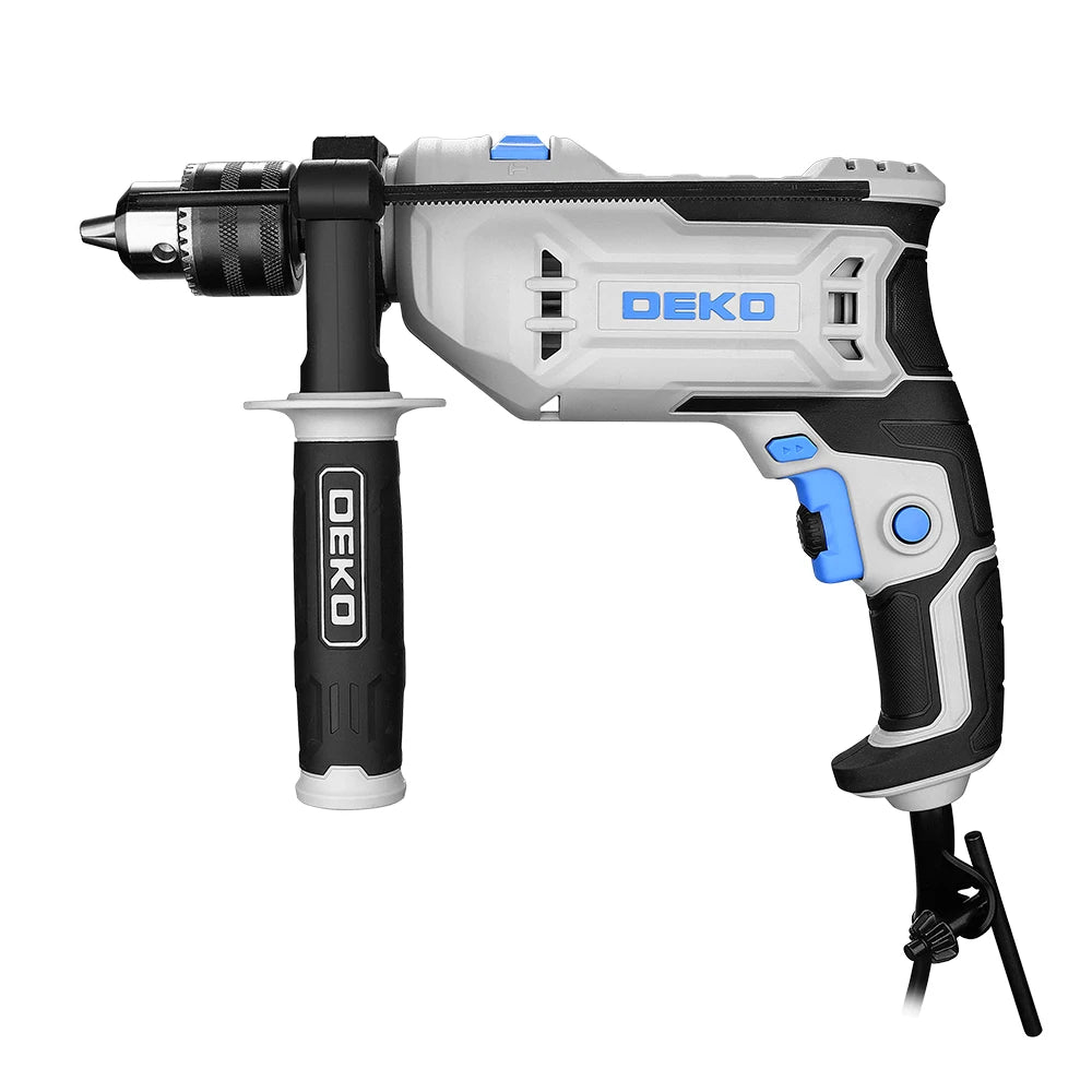 Profesionálna príklepová vŕtačka DEKO DKID13XL65G, 220 V, 2 funkcie, vŕtačka, skrutkovač, elektrické náradie (séria DKID)