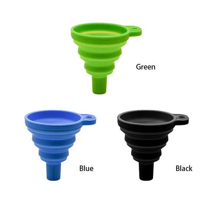 Lievik motora Univerzálny silikónový lievik na kvapalinu ostrekovača na výmenu kvapaliny sklopný prenosný lievik na výmenu motorového oleja do auta