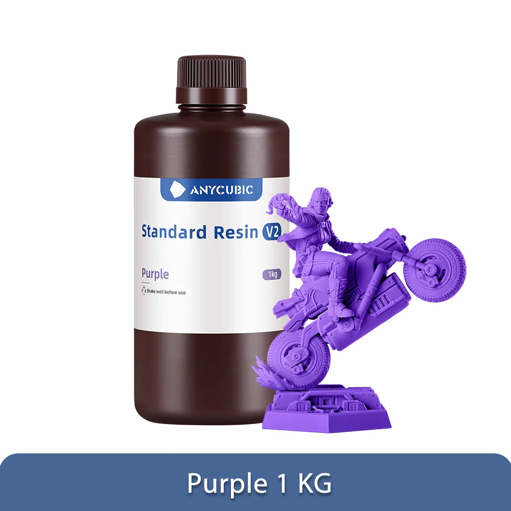 ANYCUBIC 405nm UV štandardná živica / štandardná živica V2 pre fotónovú 3D tlačiareň Mono X tlačový materiál LCD UV citlivý Normálny 1kg