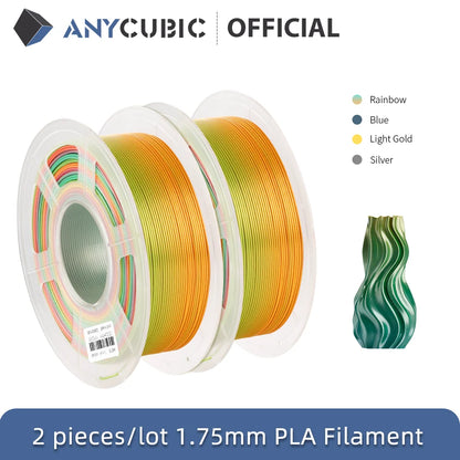 Vlákno 3D tlačiarne ANYCUBIC Silk PLA 1,75 mm 1 kg/kotúč PLA vlákno 3D tlačový materiál pre 3D tlačiareň FDM