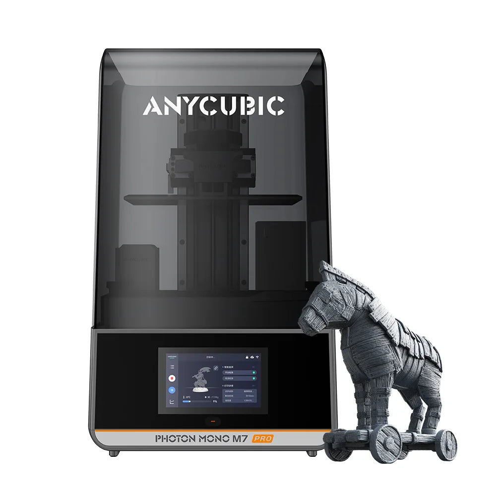 ANYCUBIC Photon Mono M7 Pro UV živicová 3D tlačiareň 10'' 14K LCD 3D tlačiareň s automatickým dopĺňaním živice, vysokorýchlostná veľkosť tlače 223
