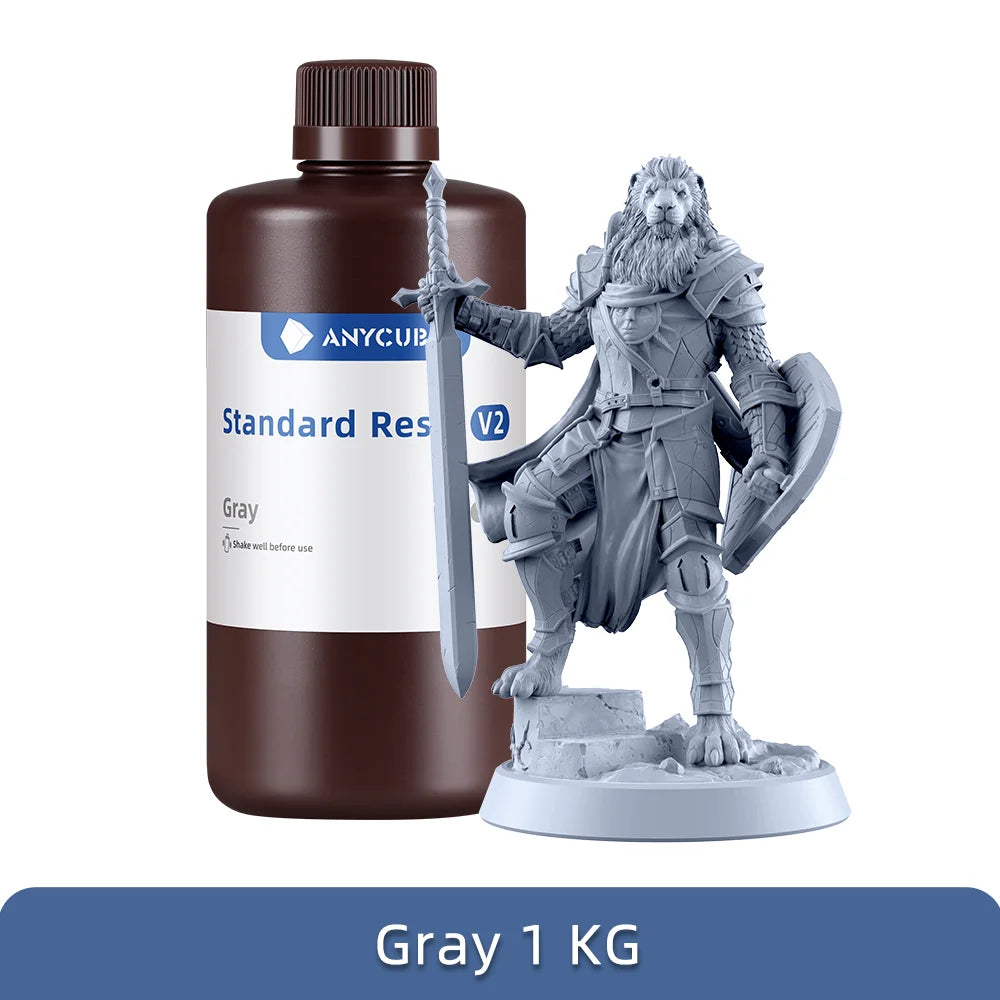 ANYCUBIC 405nm UV štandardná živica / štandardná živica V2 pre fotónovú 3D tlačiareň Mono X tlačový materiál LCD UV citlivý Normálny 1kg