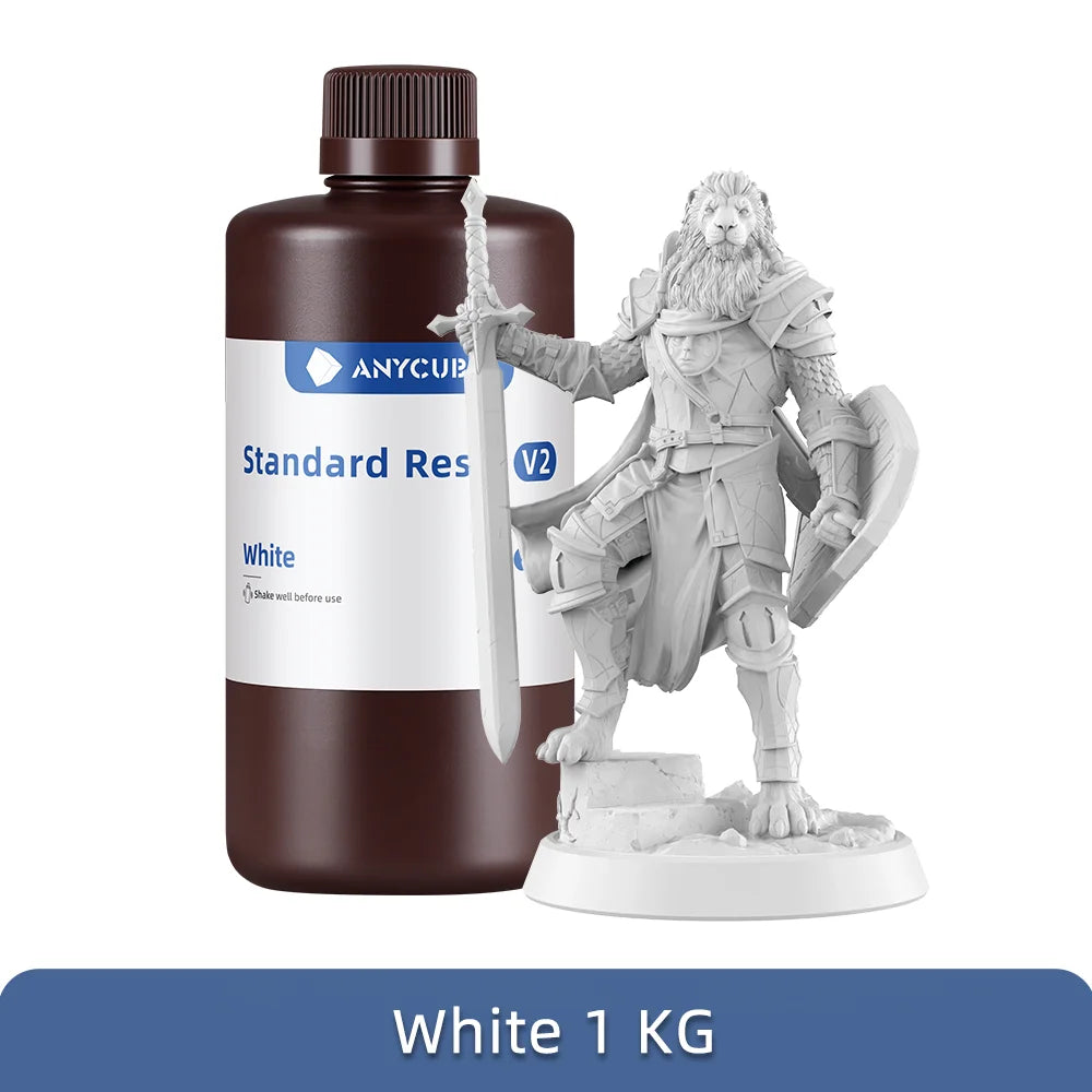 ANYCUBIC 405nm UV štandardná živica / štandardná živica V2 pre fotónovú 3D tlačiareň Mono X tlačový materiál LCD UV citlivý Normálny 1kg