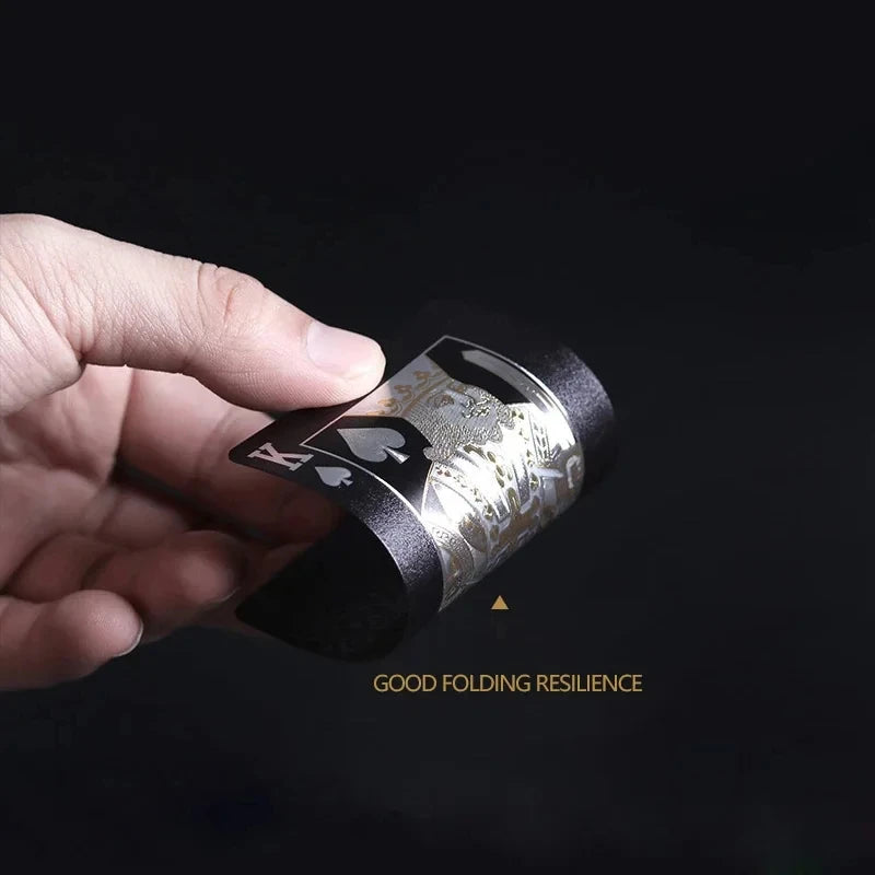 Farba Čiernozlatá Hracia kartová hra Kartová skupina Vodotesný pokerový oblek Magic Dmagic Balíček darčekových stolových hier