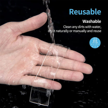 1-10M obojstranná lepiaca nano páska Šírka 30 mm Opätovne použiteľná Bez stopy Vodotesná Ultra pevná páska na stenu Priehľadná montážna páska