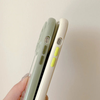 Puzdro na telefón Candy Color pre iPhone 14 11 12 13 Pro Max X XR XS 7 8 SE Priehľadný nárazuvzdorný silikónový priehľadný zadný kryt