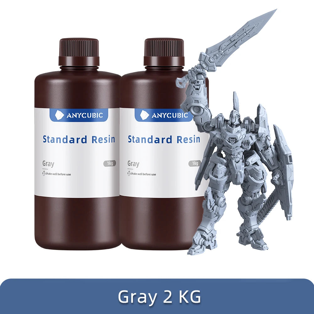 ANYCUBIC 405nm UV živica pre fotónovú 3D tlačiareň Photon Mono X Tlačový materiál LCD Normálna UV citlivá 1kg Tekutina