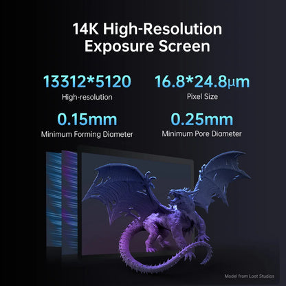 ANYCUBIC Photon Mono M7 14K Mono MSLA 3D tlačiareň 10'' 14K LCD živicová 3D tlačiareň Rýchlosť až 150 mm/h Veľkosť tlače 223*126*230mm