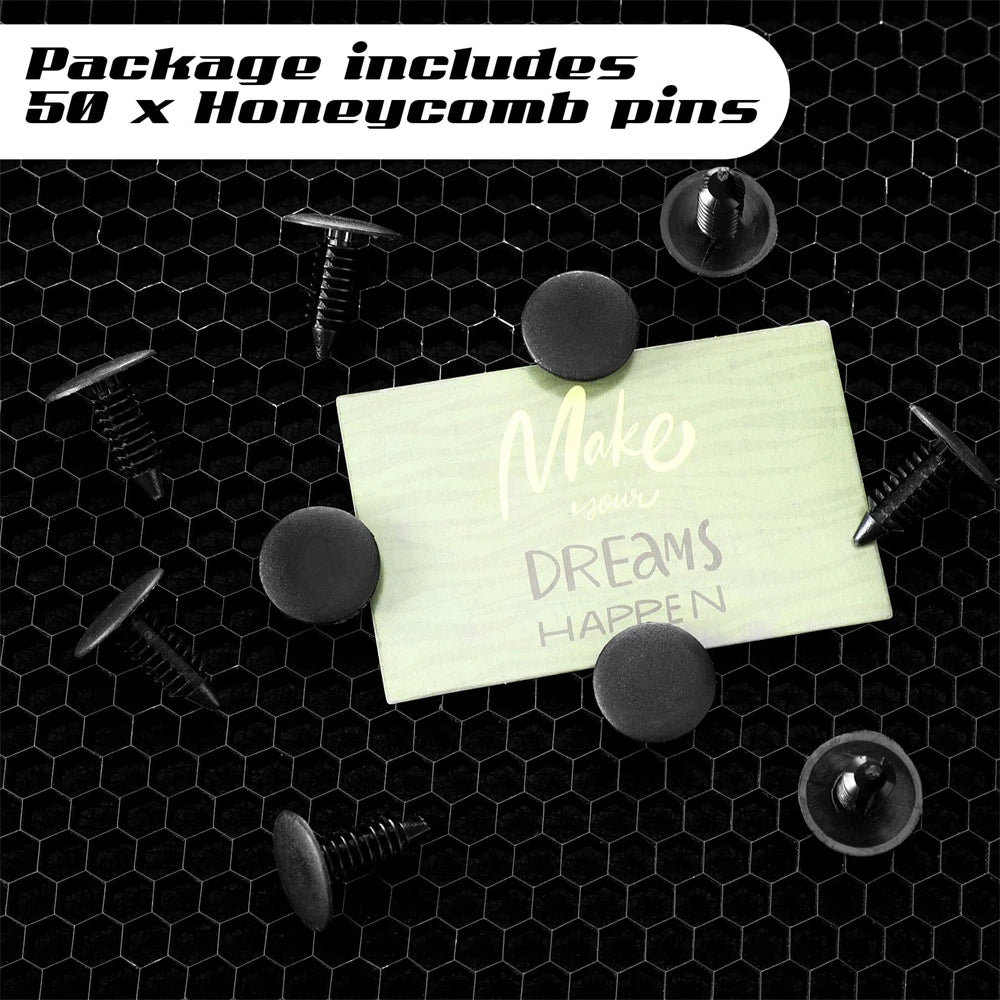 50 ks Voštinové kolíky Voštinové laserové lôžko Pridržiavacie kolíky Voštinové upevňovacie ihly pre laserové rezačky Príslušenstvo k gravírovacím strojom