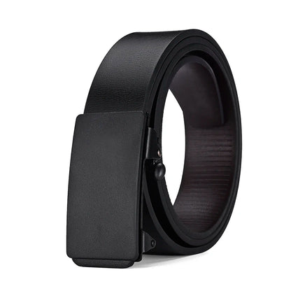 Módny biznis pánsky opasok Originálny luxusný značkový opasok opasok s automatickou prackou PU kožený mäkký opasok s nákladnými nohavičkami Džínsový opasok