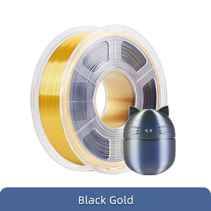 ANYCUBIC Silk PLA dvojfarebný trojfarebný 1,75 mm PLA filament 1 kg pre FDM 3D tlačiareň Shine Bright Multicolor 3D Printing Material