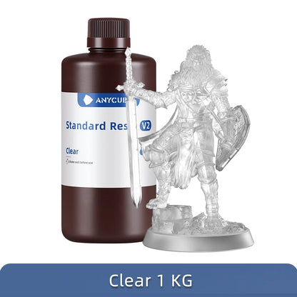 ANYCUBIC 405nm UV štandardná živica / štandardná živica V2 pre fotónovú 3D tlačiareň Mono X tlačový materiál LCD UV citlivý Normálny 1kg