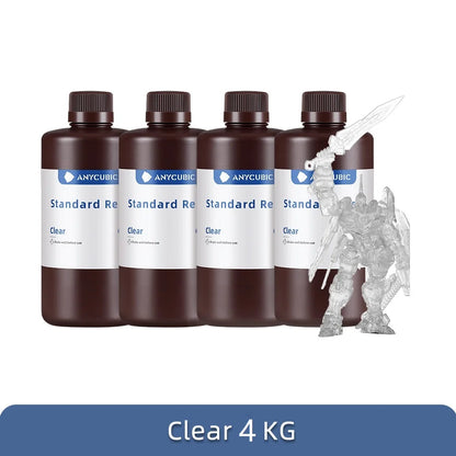 ANYCUBIC 405nm UV živica pre fotónovú 3D tlačiareň Photon Mono X Tlačový materiál LCD Normálna UV citlivá 1kg Tekutina