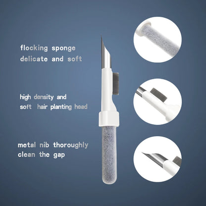 Čistiaci nástroj pre Bluetooth slúchadlá pre Airpods Pro 1 2 3 Puzdro na slúchadlá Čistenie Pen Bursh Pen pre Samsung Xiaomi Huawei Airdots