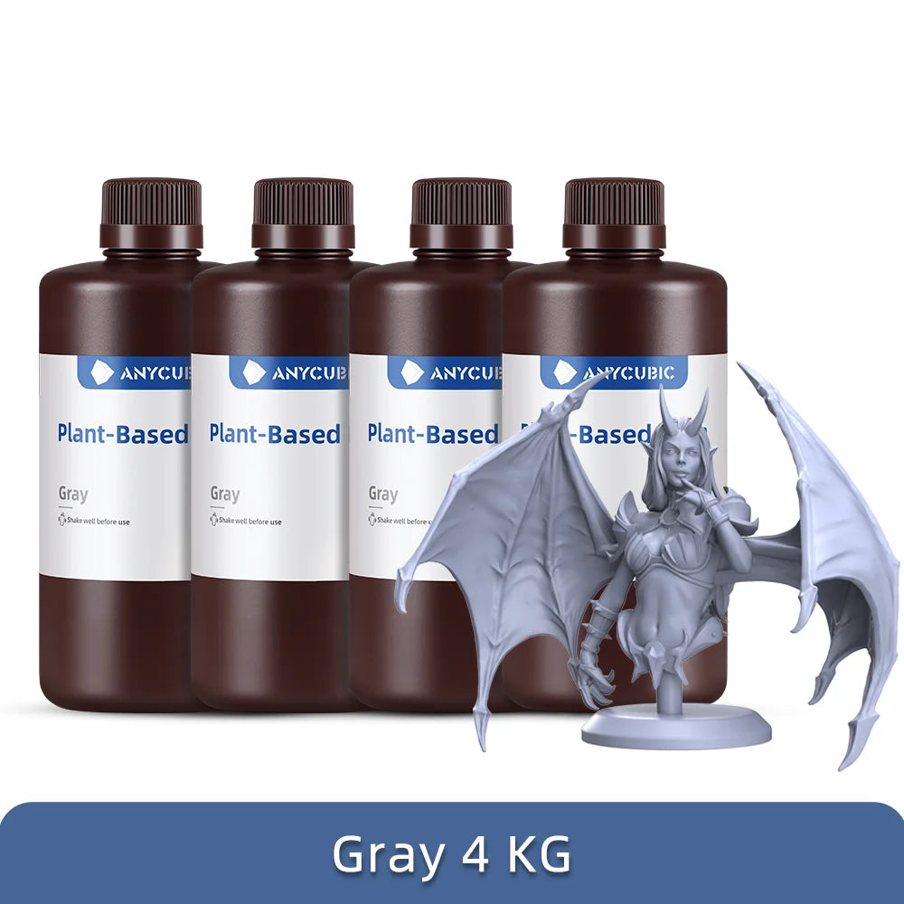 ANYCUBIC ECO UV živica pre LCD 3D tlačiareň Bezpečnosť voči zápachu 405nm UV Rastlinná živica Vysoko presné rýchle vytvrdzovanie