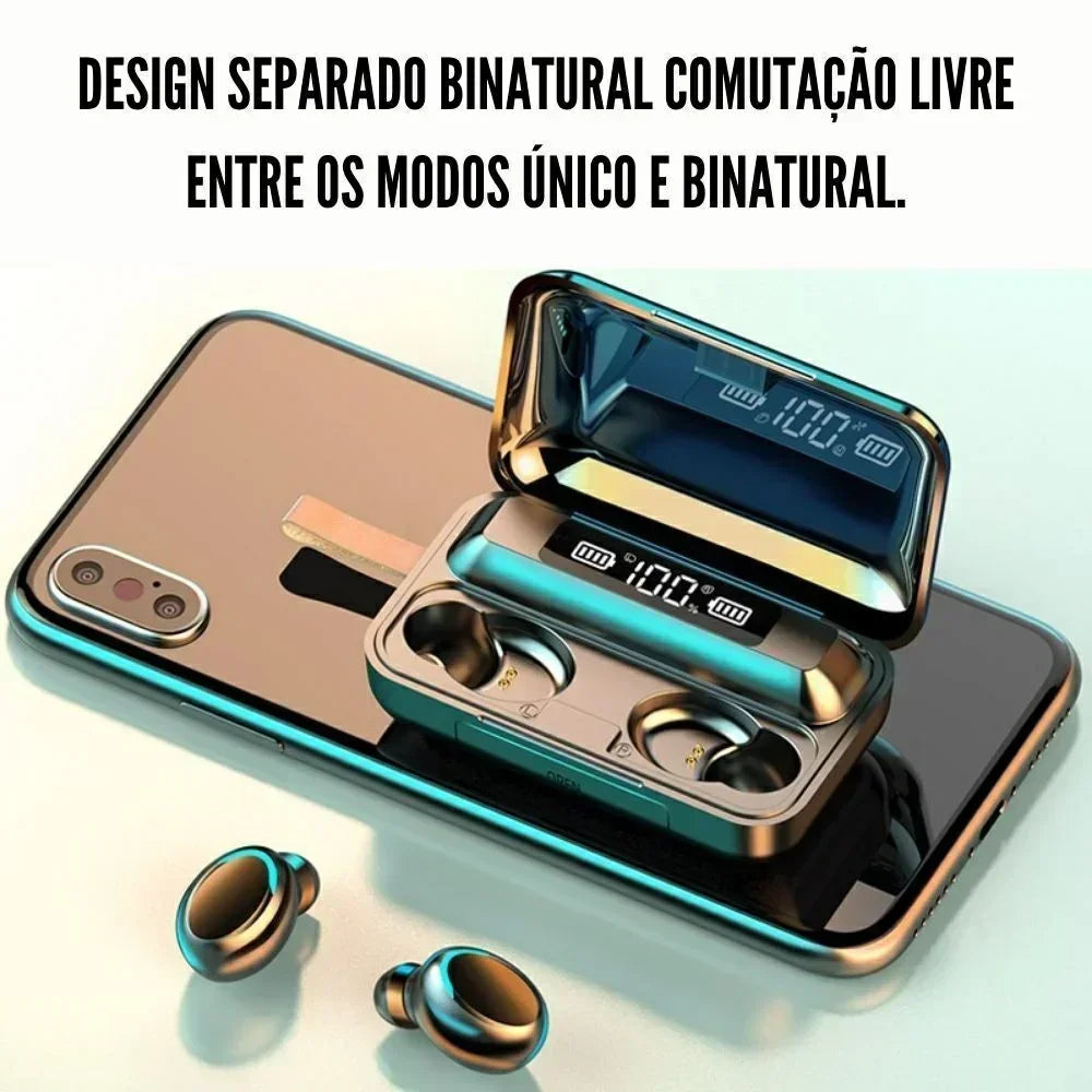 Nové F9 Bluetooth slúchadlá 9D stereo vysokobasové športové slúchadlá Handfree dotykové ovládanie Tws Wireless Earbuds Vodotesné slúchadlá