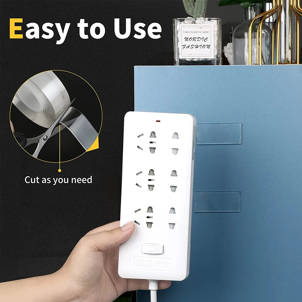 1-10M obojstranná lepiaca nano páska Šírka 30 mm Opätovne použiteľná Bez stopy Vodotesná Ultra pevná páska na stenu Priehľadná montážna páska