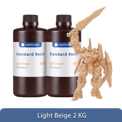 ANYCUBIC 405nm UV živica pre fotónovú 3D tlačiareň Photon Mono X Tlačový materiál LCD Normálna UV citlivá 1kg Tekutina