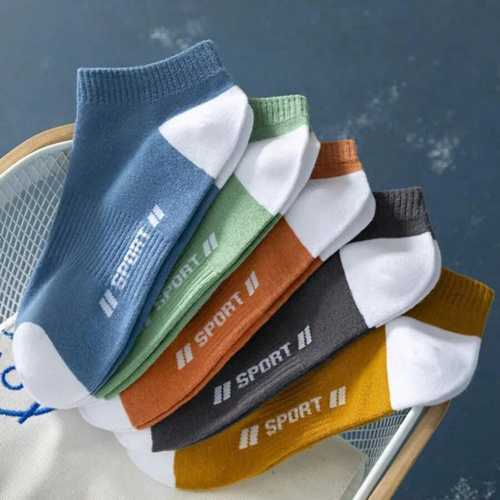 10/40 párov pánskych lodných ponožiek priedušné pot absorbujúce jednofarebné vyzreté atmosférické vysokokvalitné pánske pracovné nízke ponožky