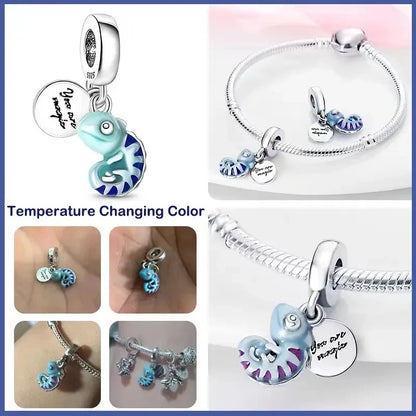 2024 Hot Sale Novinka v striebornej farbe Ocean Collection Charm Firefly Beads Fit Pandora náramok DIY prívesok Žena šperky